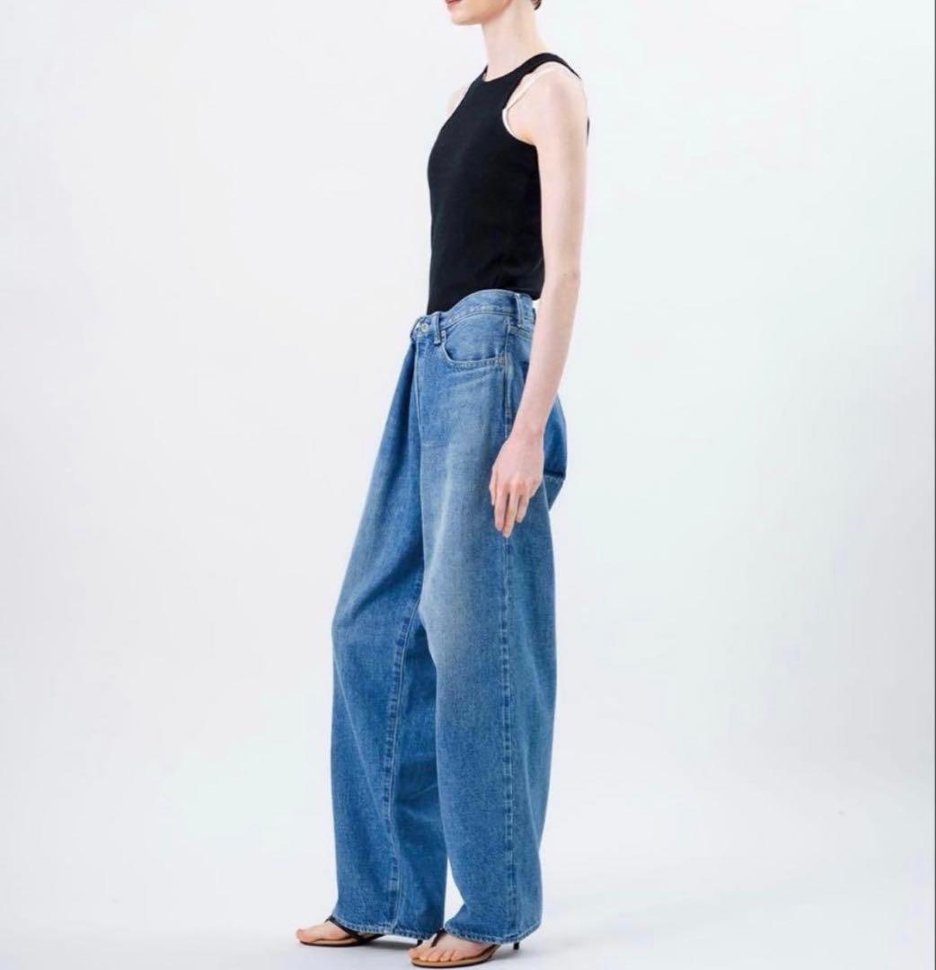 STUNNING LURE KURO iro クロスワイドデニムパンツ