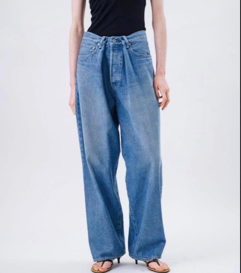 STUNNING LURE KURO iro クロスワイドデニムパンツ