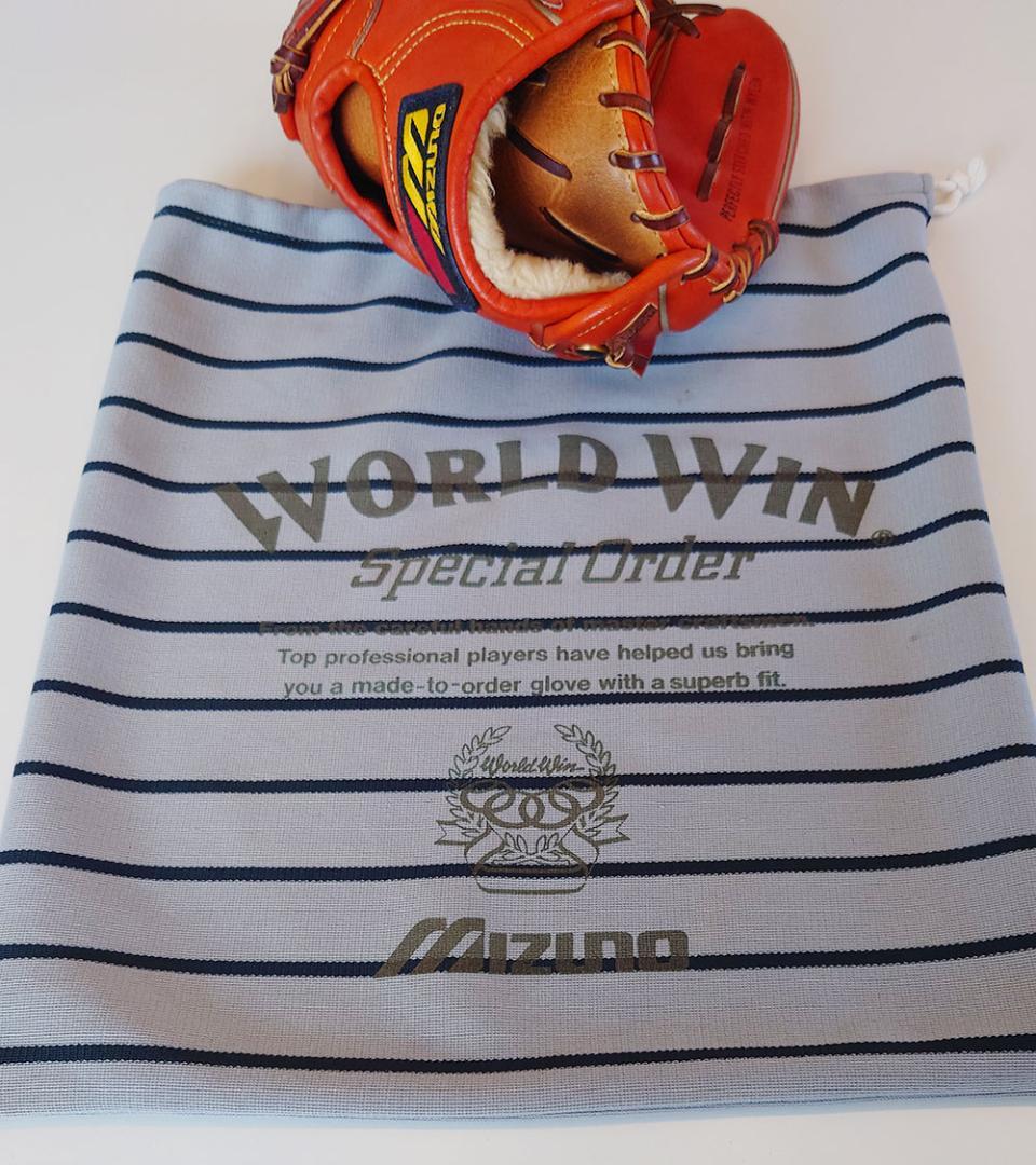 ミズノ ワールドウィン 硬式グローブ 信義作 東尾修モデル 1986年 極美品