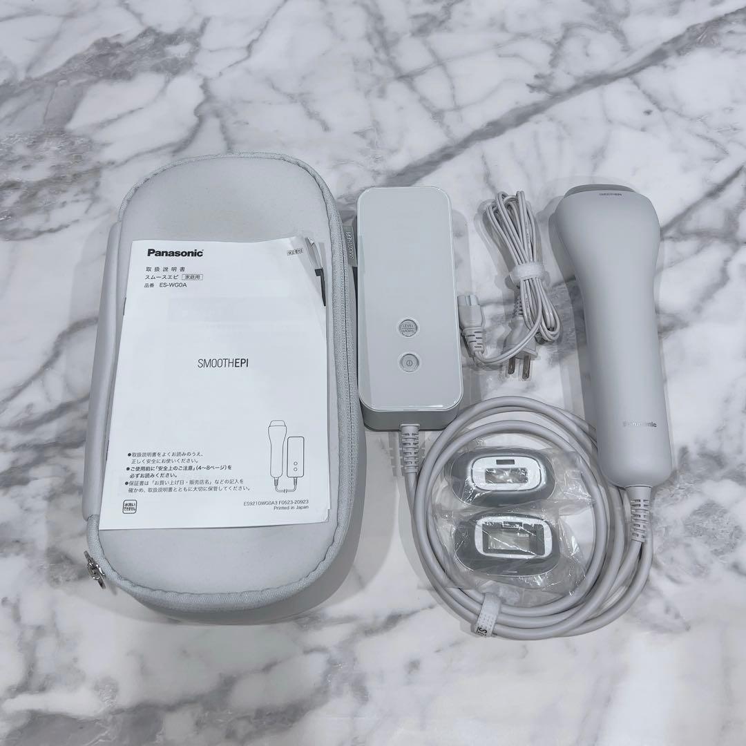 【美品】Panasonic スムースエピ パワー&クール ES-WG0A-H