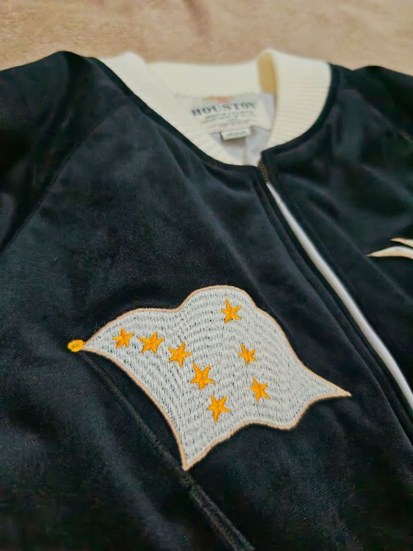 美品 HOUSTON USA アラスカ 日本限定 別珍 スカジャン unisex