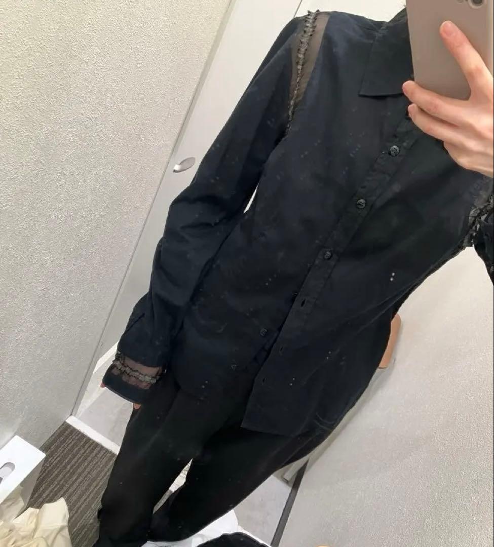 Jean Paul Gaultier 長袖シャツ 黒