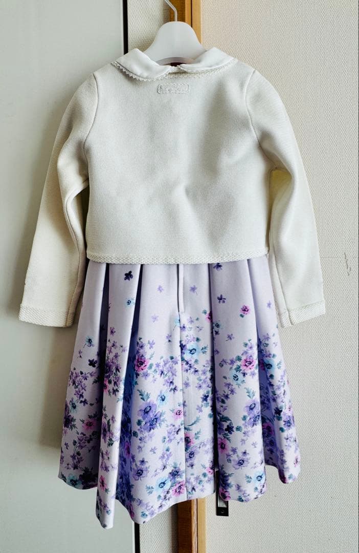 いーちゃん CHOPINジャケット付き花柄ドレス 2点セット120