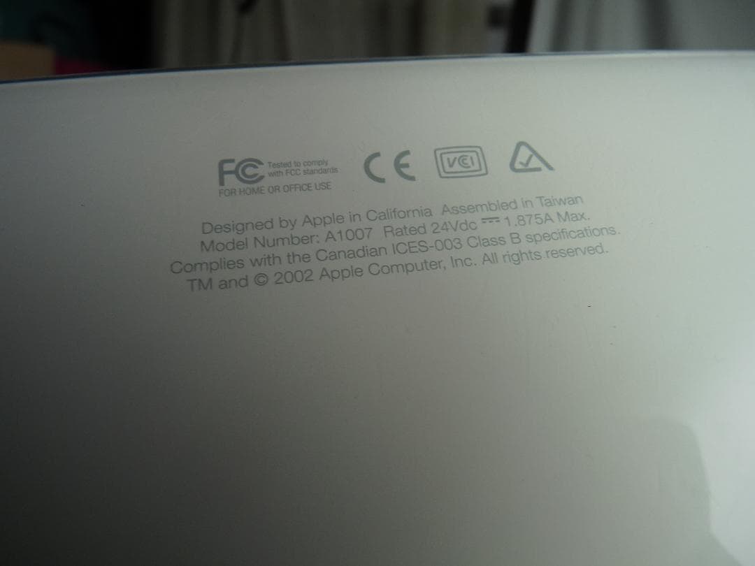 iBook G3 A1007 バッテリー不可