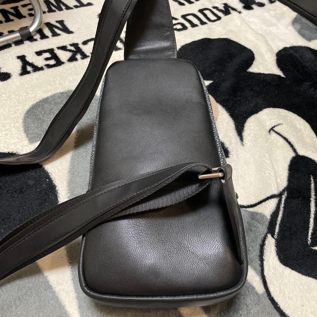 極美品★希少 エイ革（スティングレイ）ボディバッグ 本革 ガルーシャ 撮影用使用