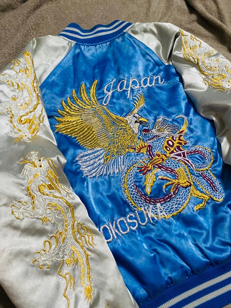 JUNGLE STORM 日本 スカジャン unisex サテン vintage