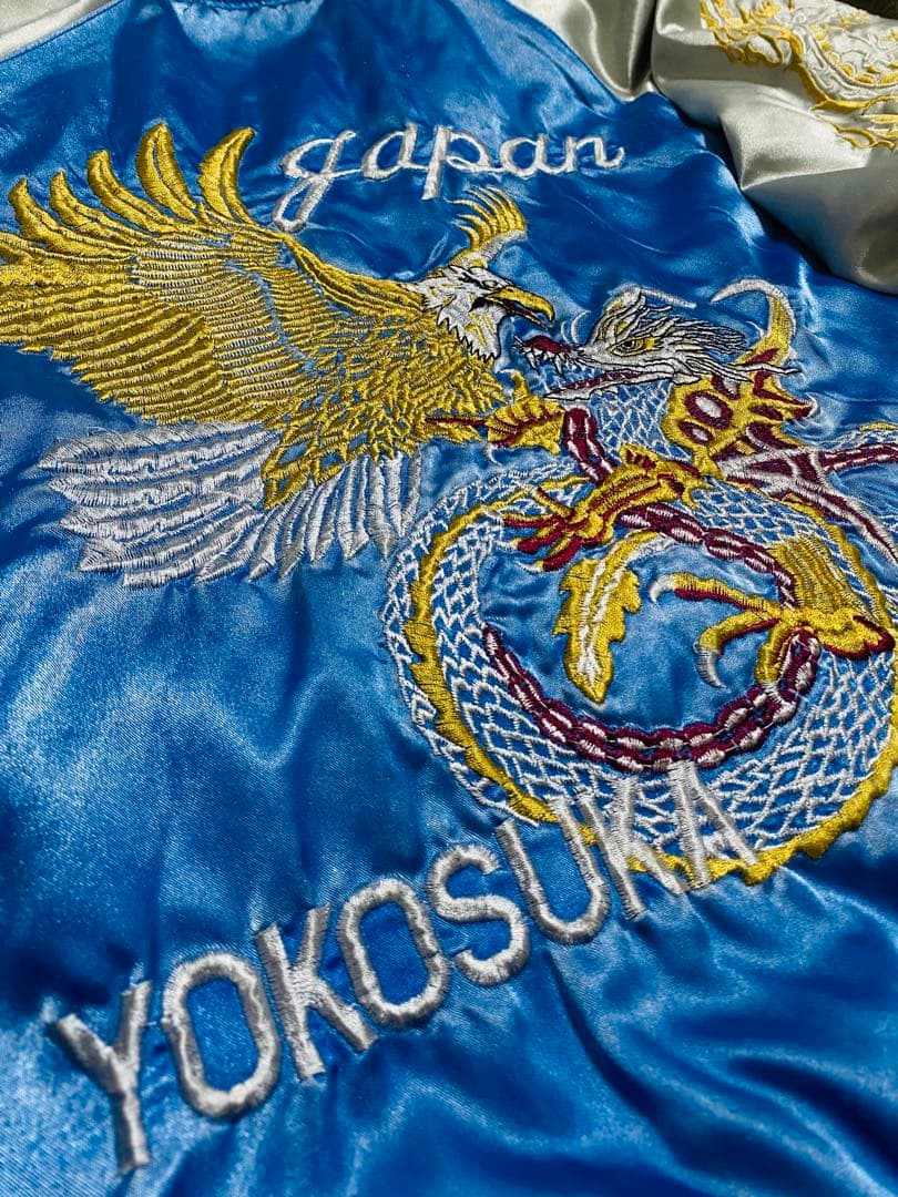 JUNGLE STORM 日本 スカジャン unisex サテン vintage