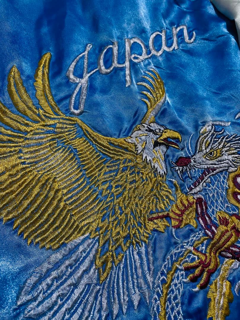 JUNGLE STORM 日本 スカジャン unisex サテン vintage