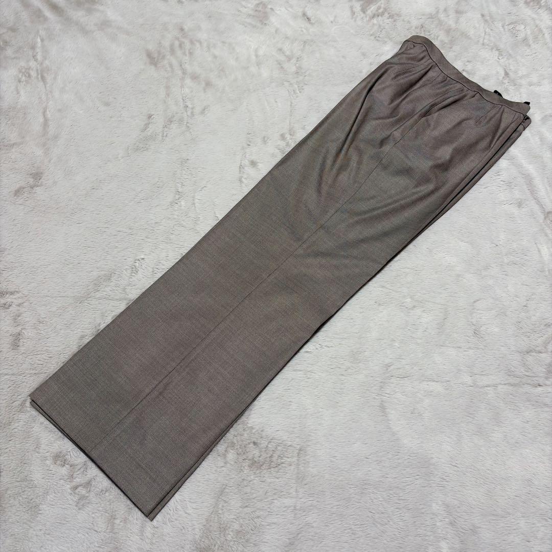 未使用 レリアン ロロピアーナ パンツスーツ 11号 シルク ベージュ 上下 L