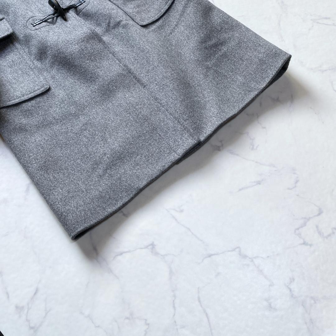 美品✨アナイ メルトンダッフルコート ロング フォックスファー グレー 38