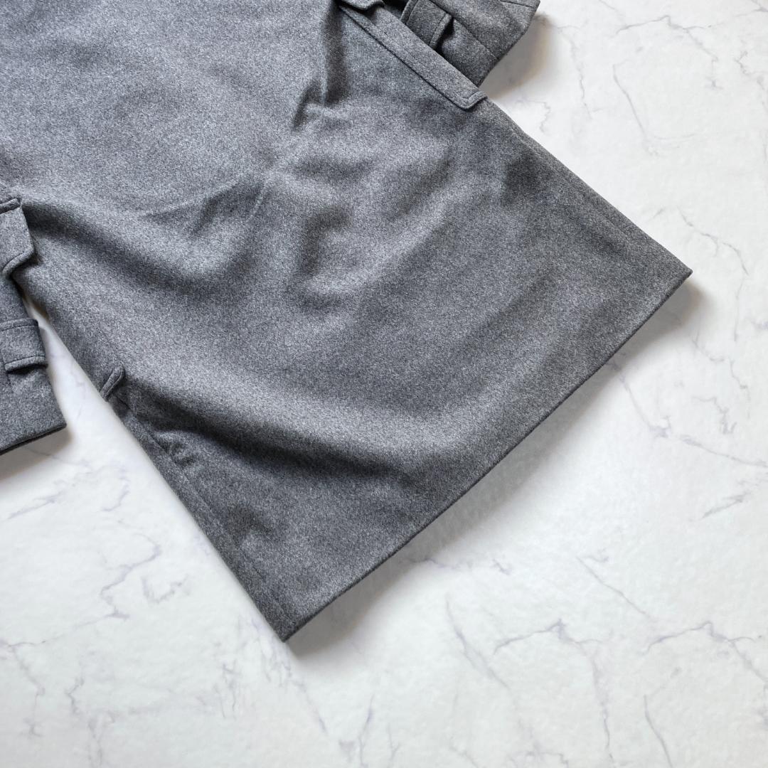 美品✨アナイ メルトンダッフルコート ロング フォックスファー グレー 38