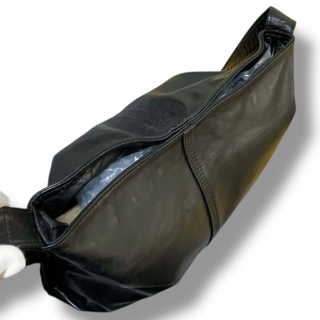 ポーター 吉田カバン 日本製 ポーチ付き ソフトレザーショルダーバッグ ブラック