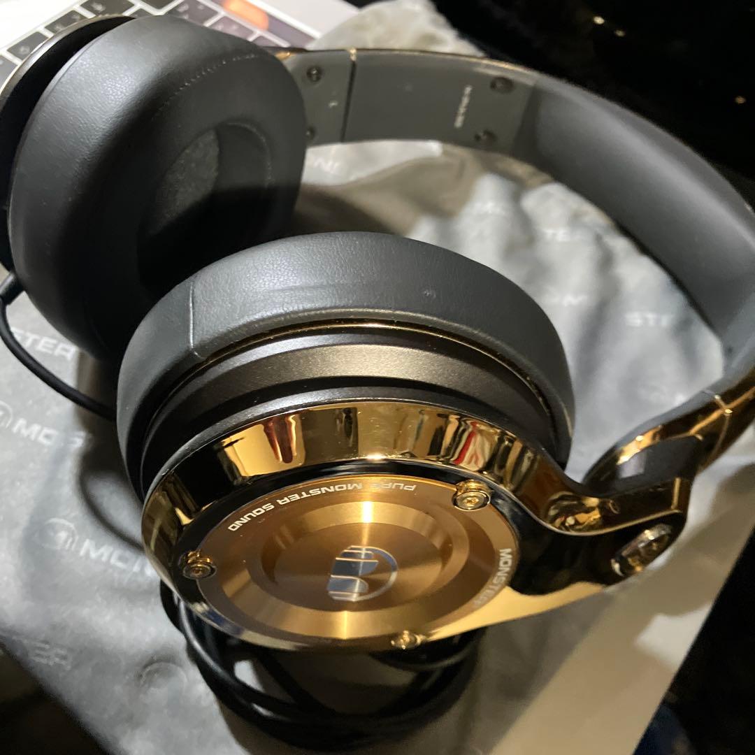MONSTER 24K ヘッドホン ゴールド MH MEEK OE GLD CU