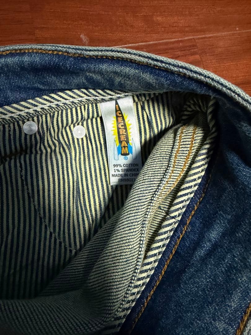 ICE CREAM スキニーパンツ　インディゴ　2/15迄の販売