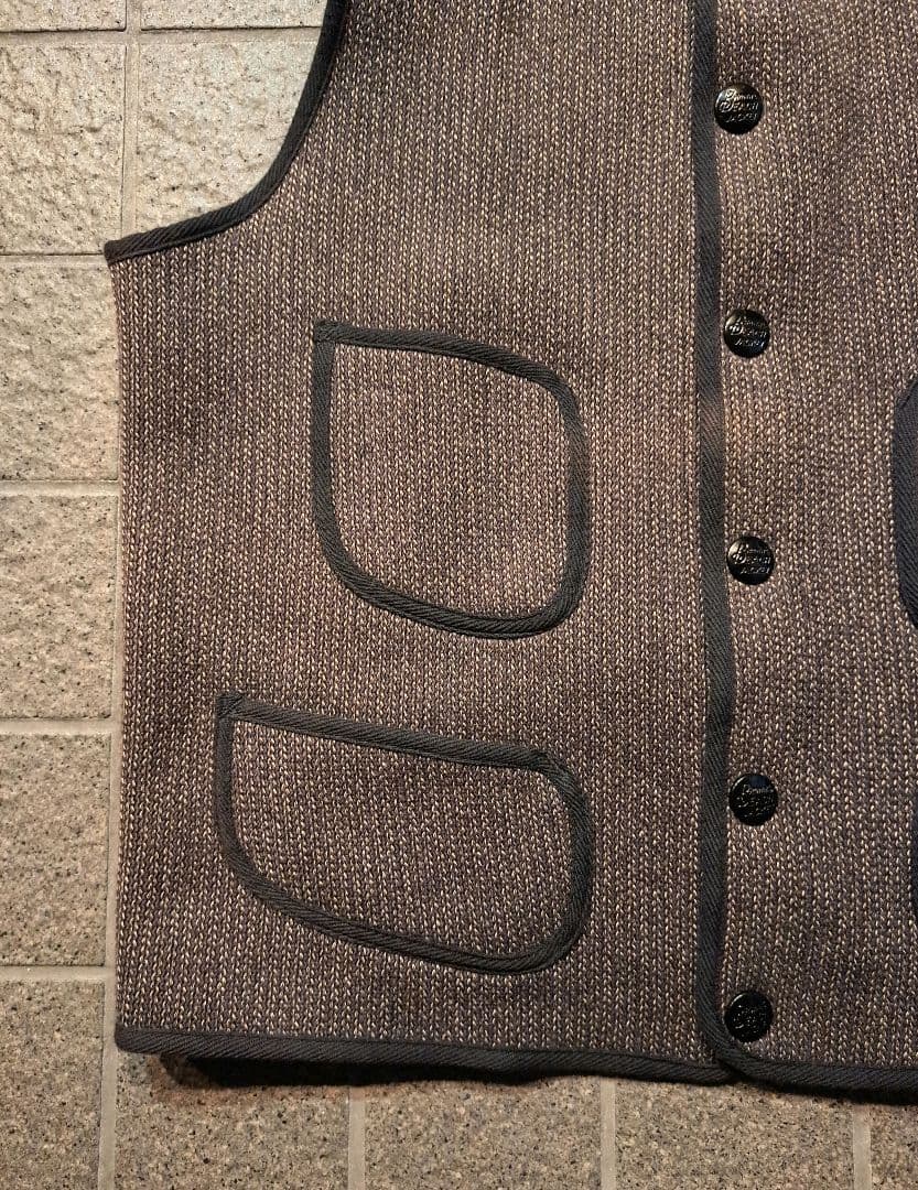 BROWN'S BEACH JACKET ごま塩ベスト size40