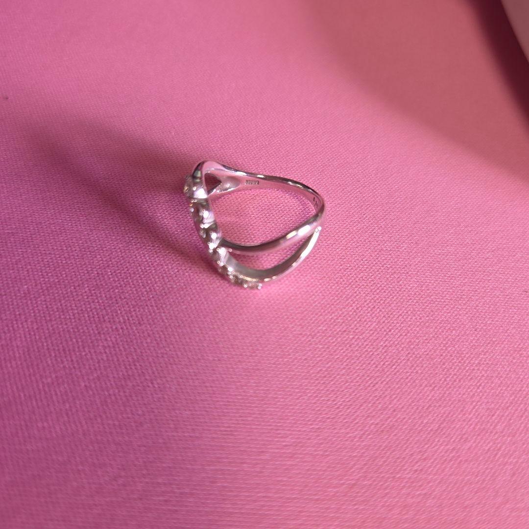 K18WGダイヤモンドリング