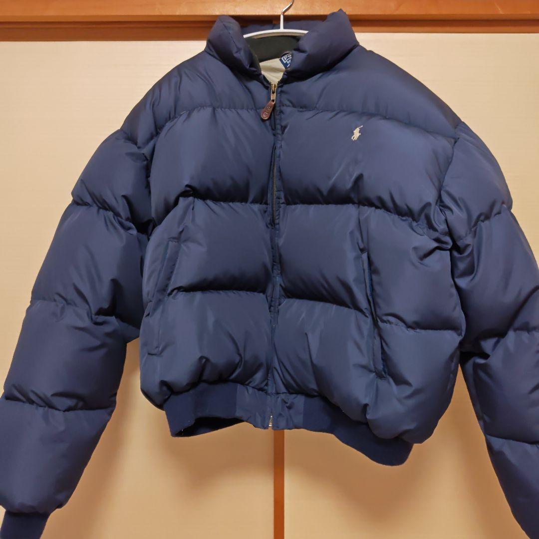 せな　Polo Ralph Lauren ダウン　USA製　ブルー　90s