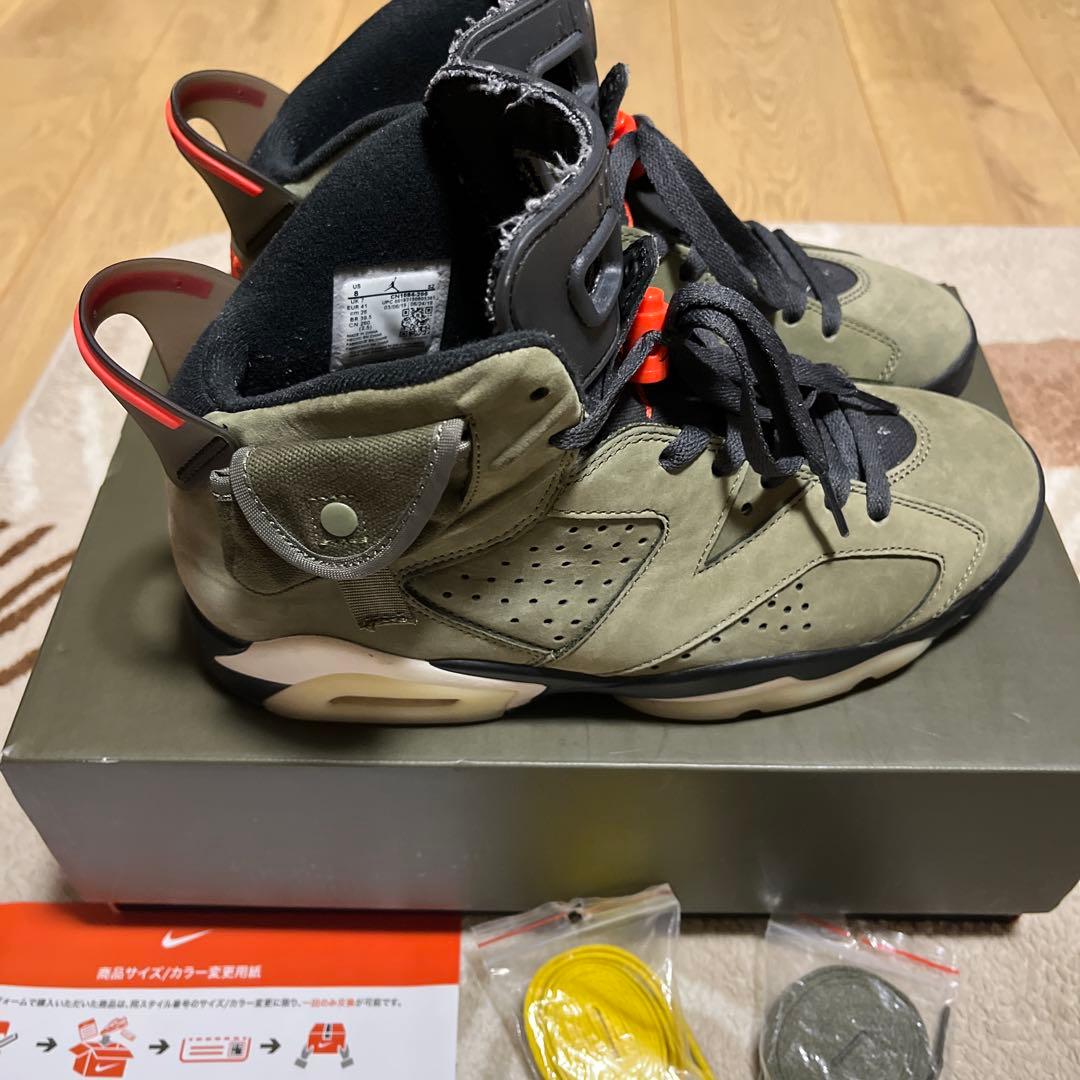 t*m様 Nike Air Jordan 6 travis scott トラヴィ