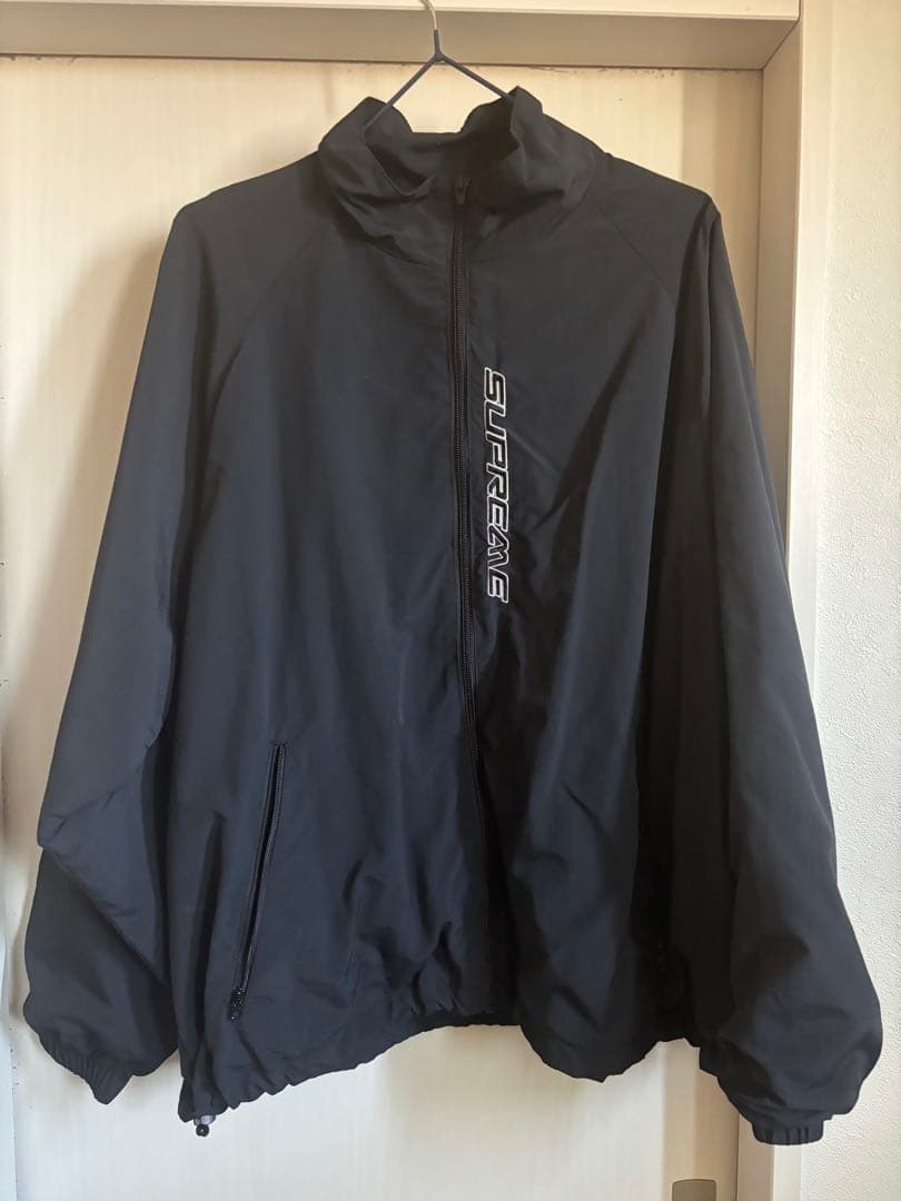 最終値下げsupreme contrast zip track jacket