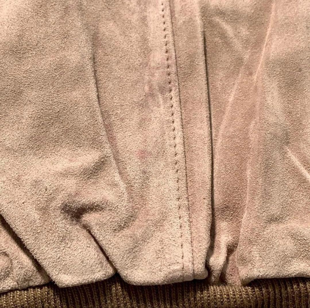 【こむちゃんまん】Schott 327 スエード ボンバージャケット