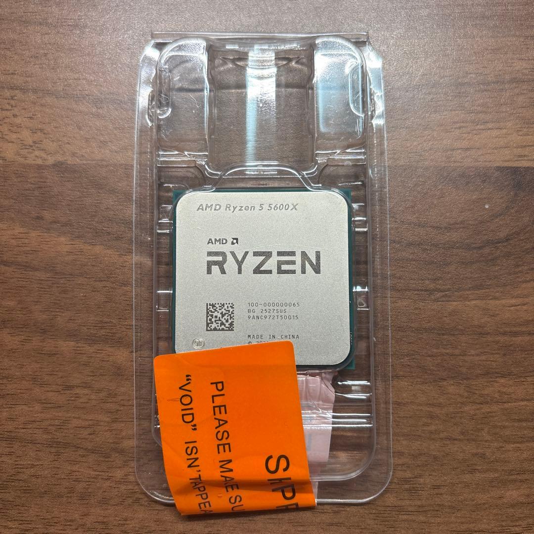 【新品未使用】Ryzen5 5600X 安心安全の動作保証