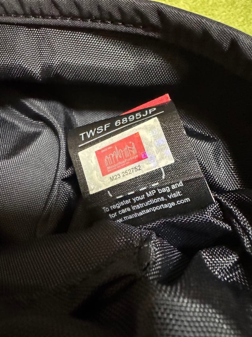 マンハッタンポーテージブラックレーベル　IRVING MESSENGER BAG