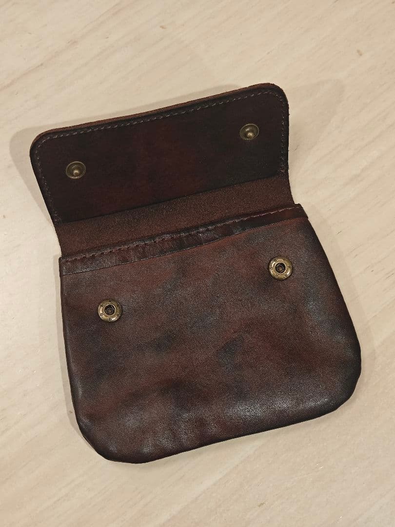 新品未使用　RRL レザー ケース　ダークブラウン