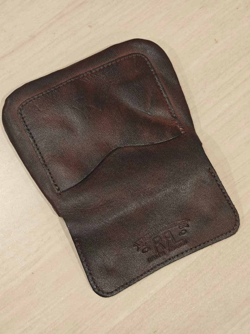 新品未使用　RRL レザー ケース　ダークブラウン