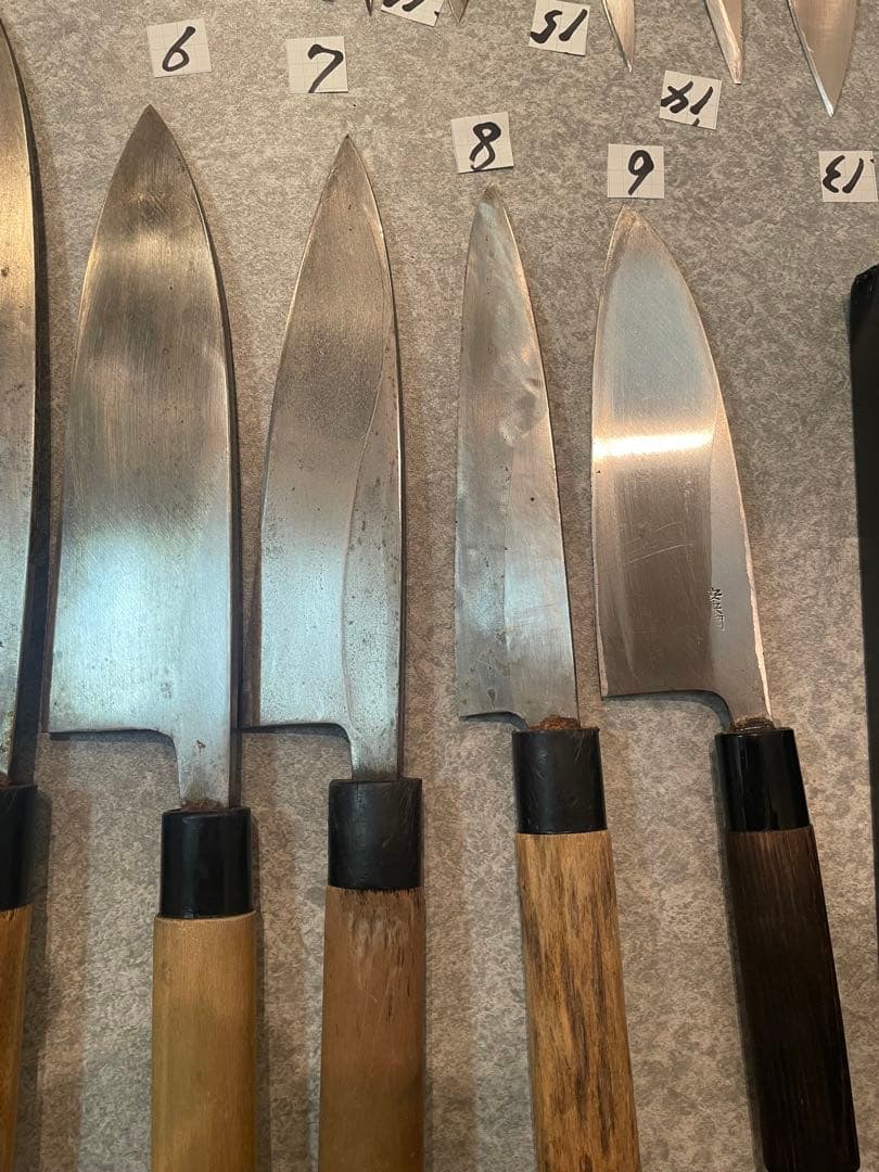 包丁　魚屋引退20本セット売り　希望価格コメントで正本　杉本　有次　正明　牛刀