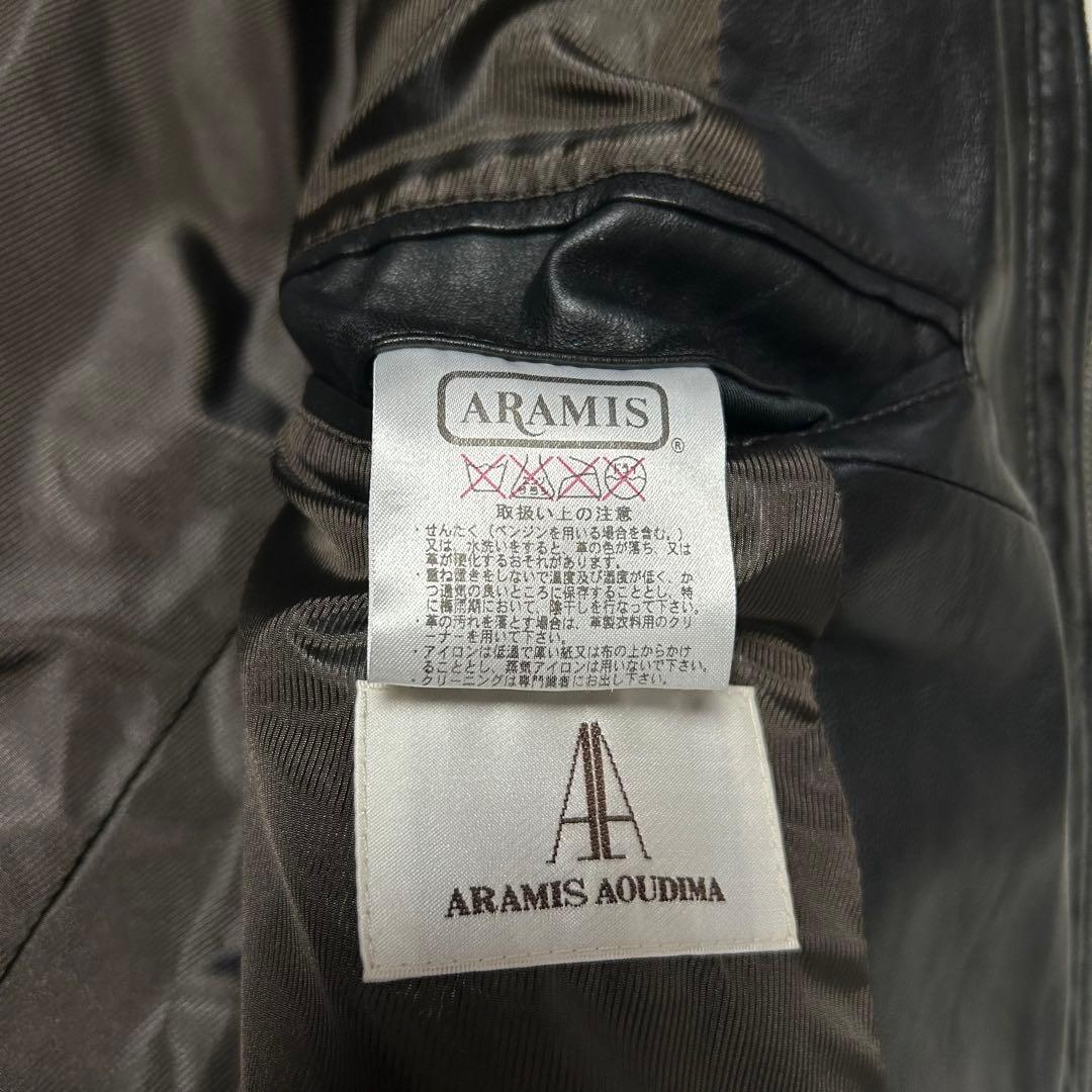 美品✨ ヴィンテージ レザーダウンコート ラムレザー 羊革 黒