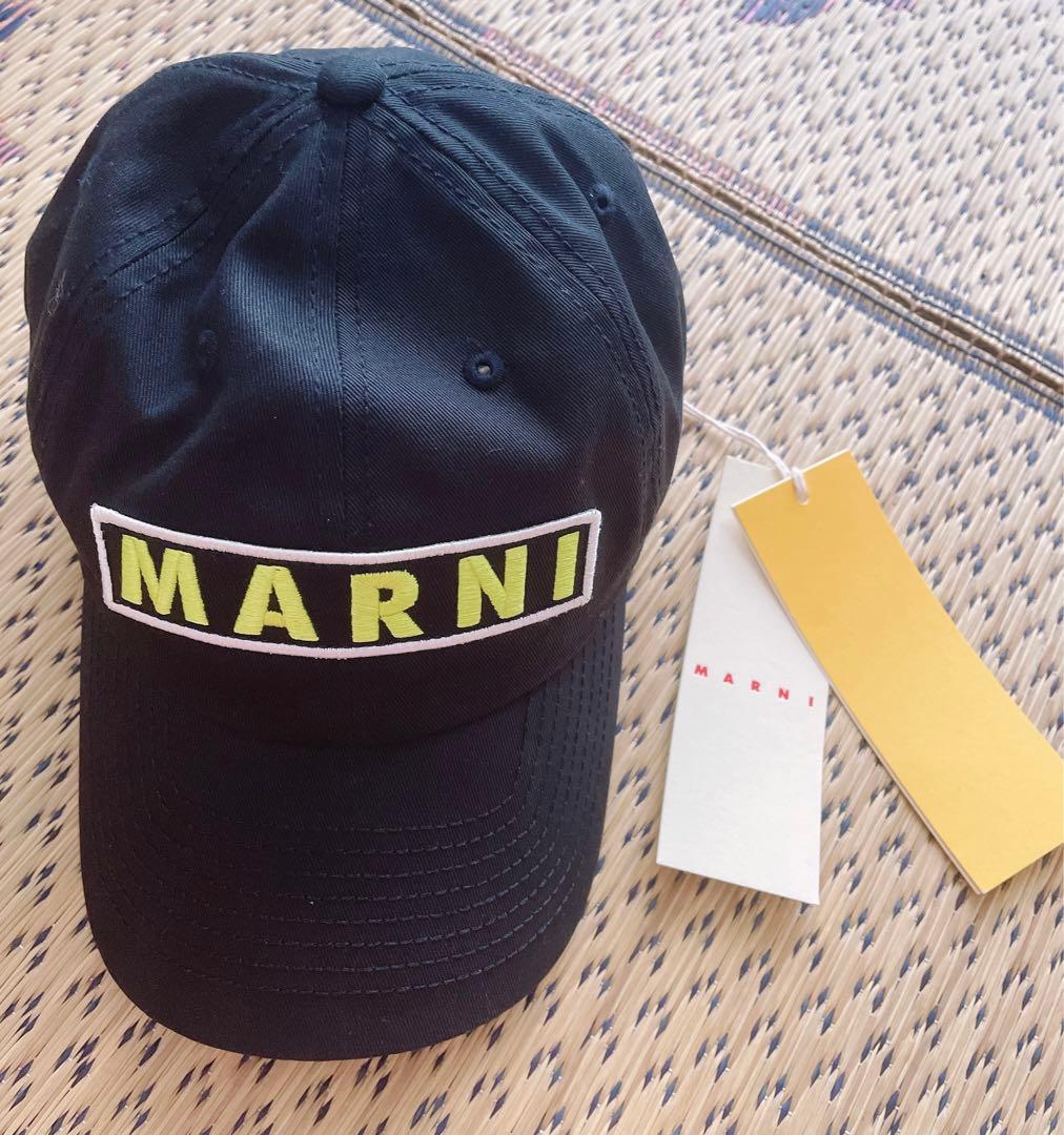 MARNIマルニLogo BaseballCapベースボールキャップ帽子ロゴ刺繍