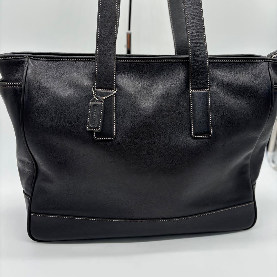美品✨COACH コーチ レザー マザーズバッグ トートバッグ ブラック