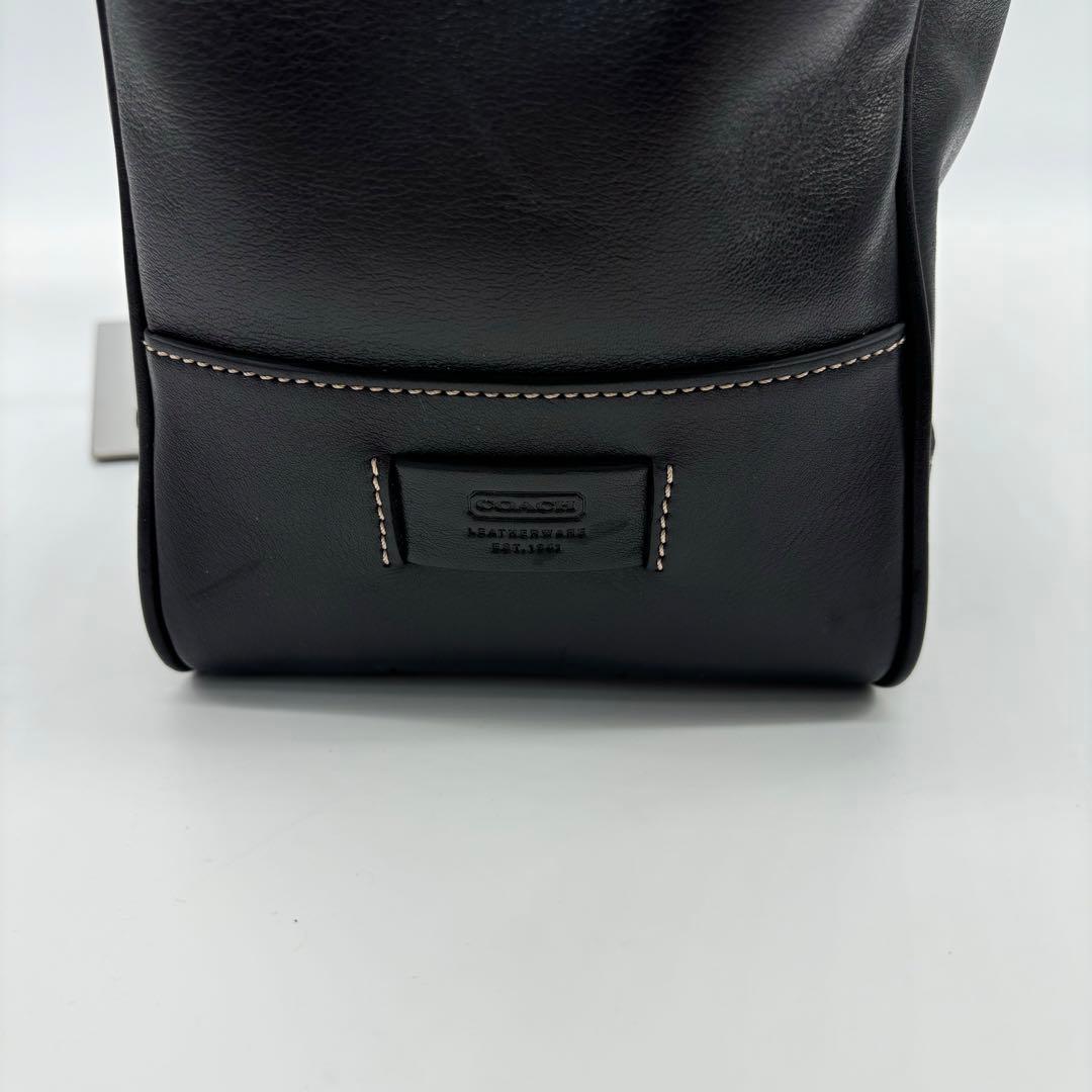 美品✨COACH コーチ レザー マザーズバッグ トートバッグ ブラック