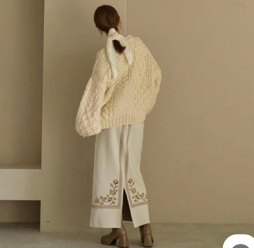 Eaphi HAND DESIGN OVER KNIT ニット