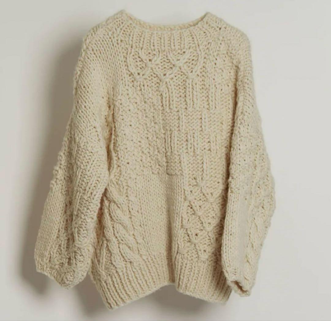 Eaphi HAND DESIGN OVER KNIT ニット