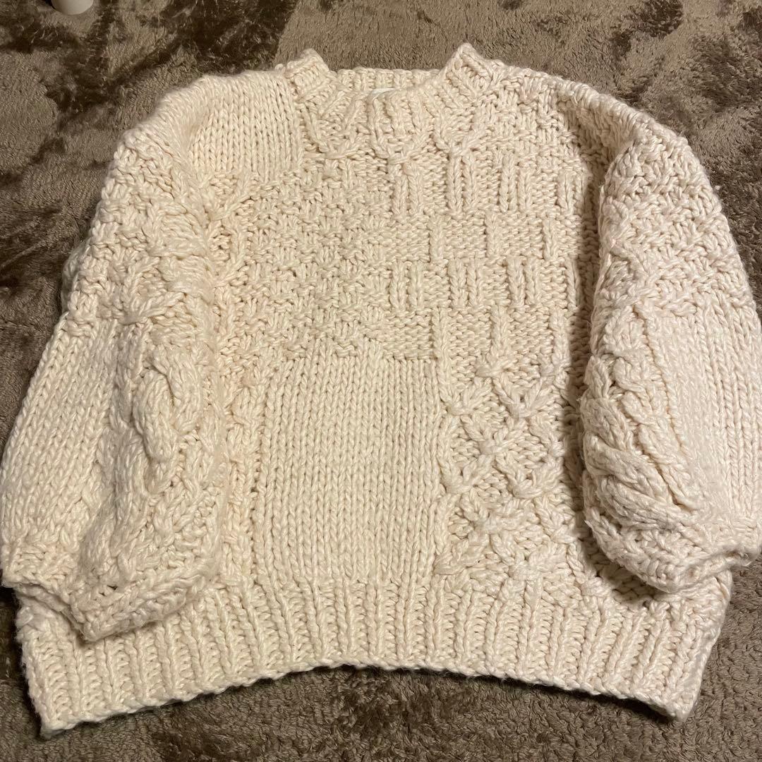 Eaphi HAND DESIGN OVER KNIT ニット