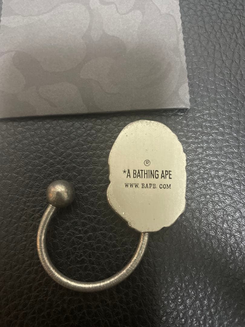 【希少】　シルバー　エイプ　APE キーホルダー キーリング　メンズ　NIGO