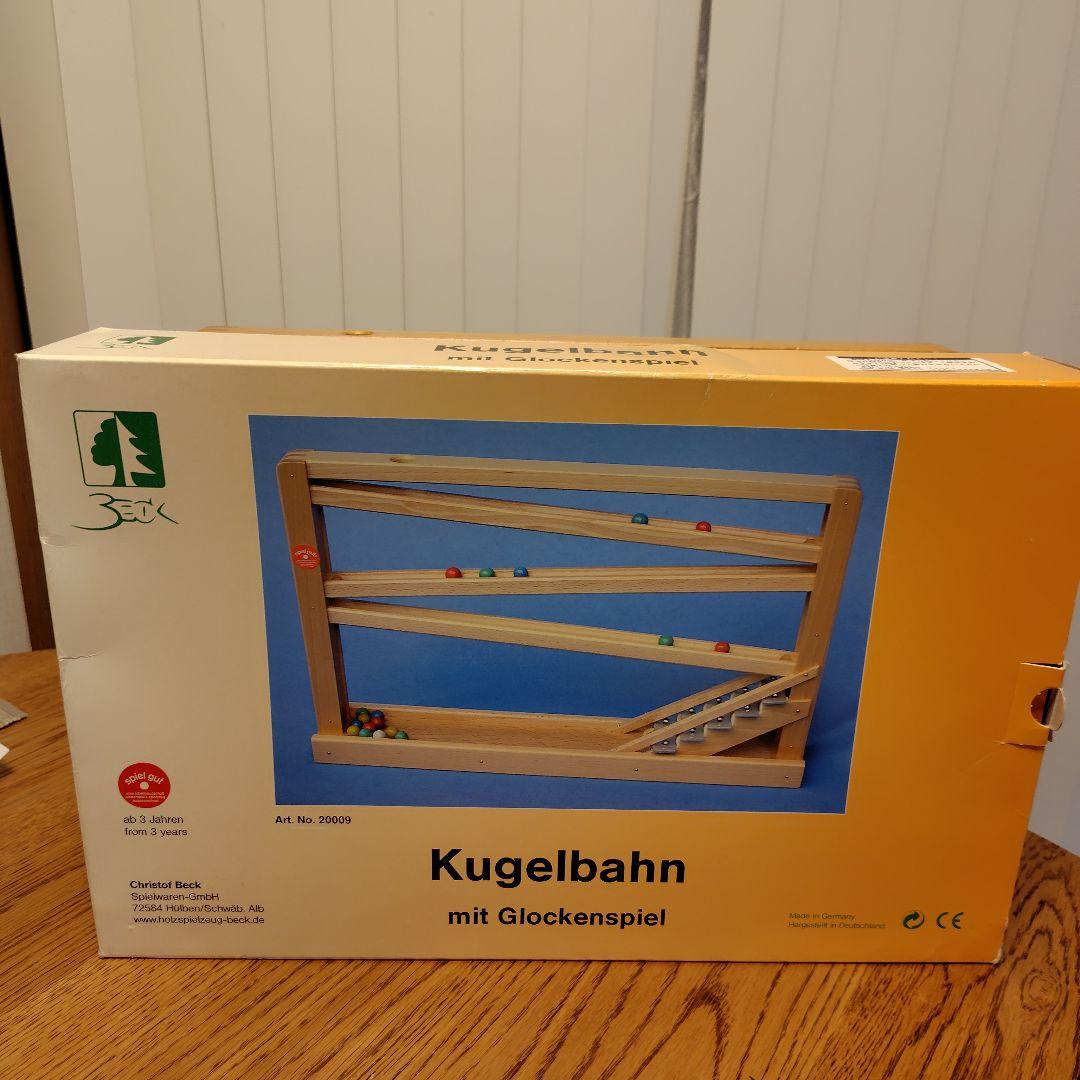 【中古】知育玩具 Beck(ベック)社　クーゲルバーン シロフォン付き玉の塔