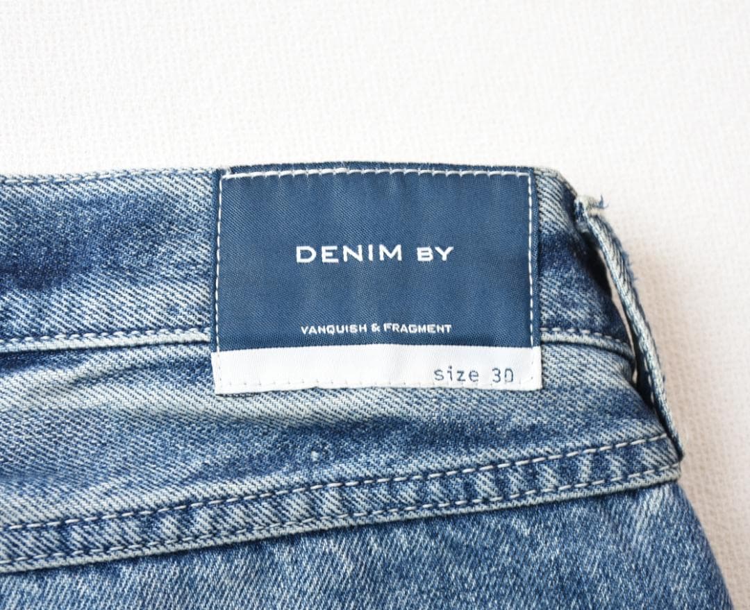 DENIM BY VANQUISH & FRAGMENT リペア加工デニムパンツ