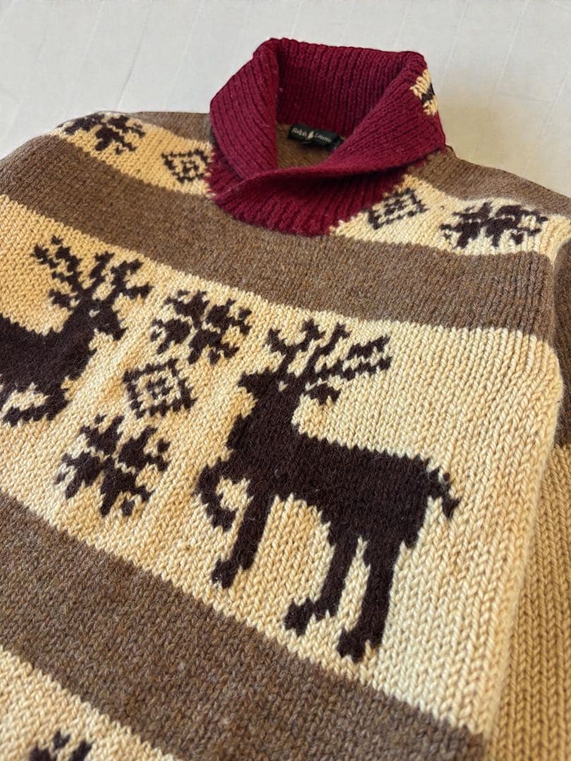 【Ralph Lauren】ノルディック ニット / カウチン / フェアアイル