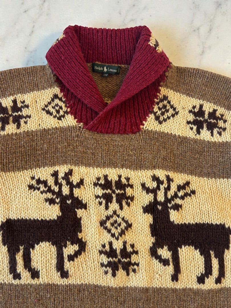 【Ralph Lauren】ノルディック ニット / カウチン / フェアアイル