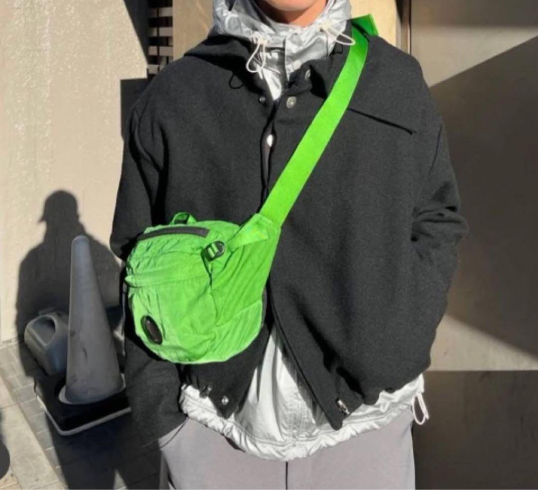C.P. COMPANYシーピーカンパニーボディバッグ NYLON B グリーン