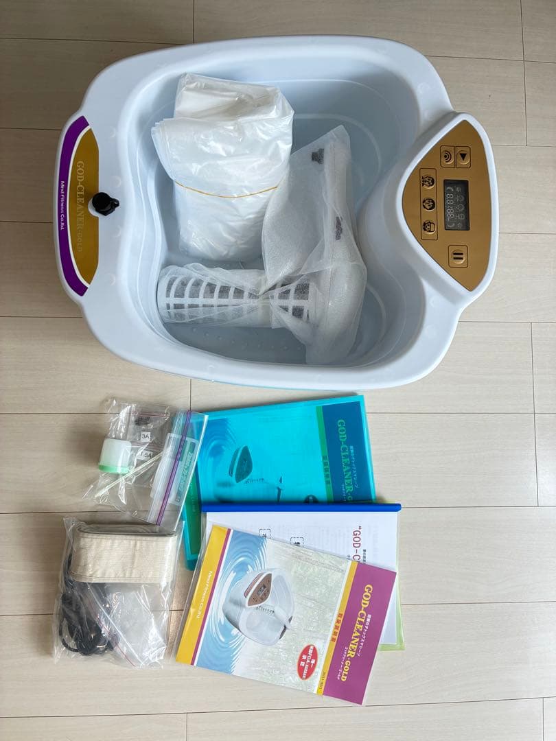 美品・ゴッドクリーナーゴールド フットバス