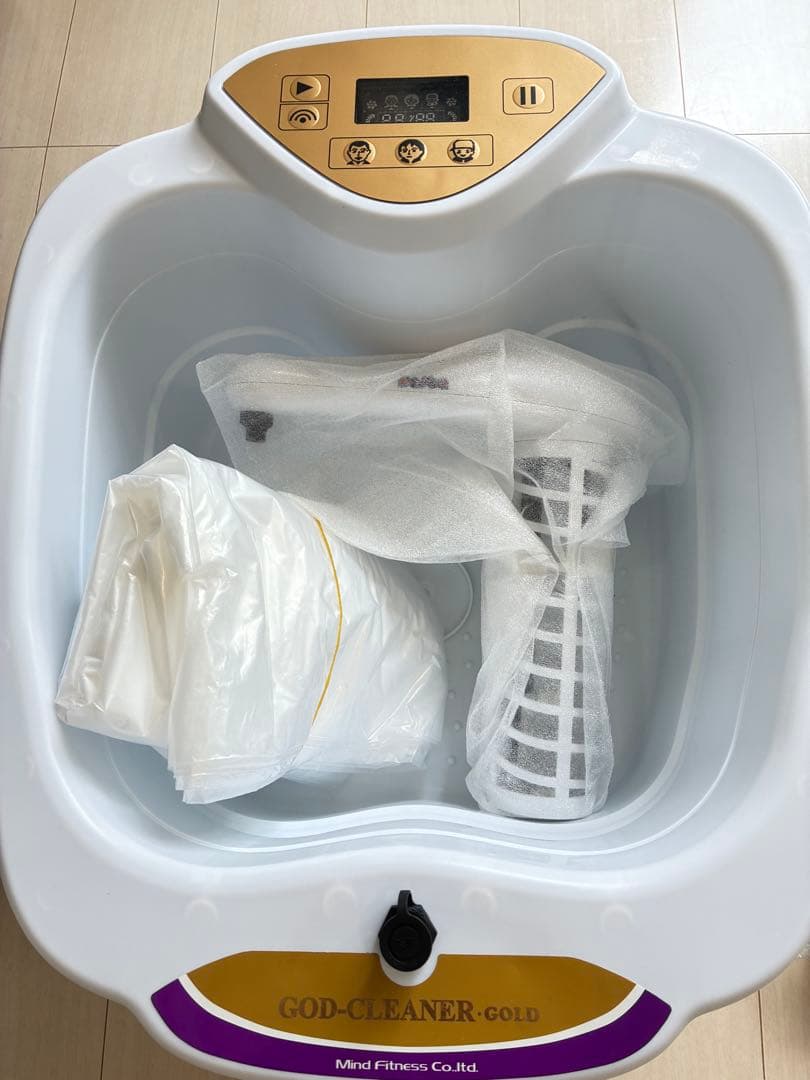 美品・ゴッドクリーナーゴールド フットバス