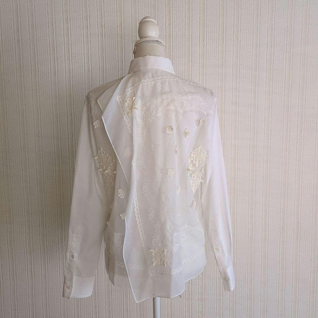 sacai シアーレースシャツ