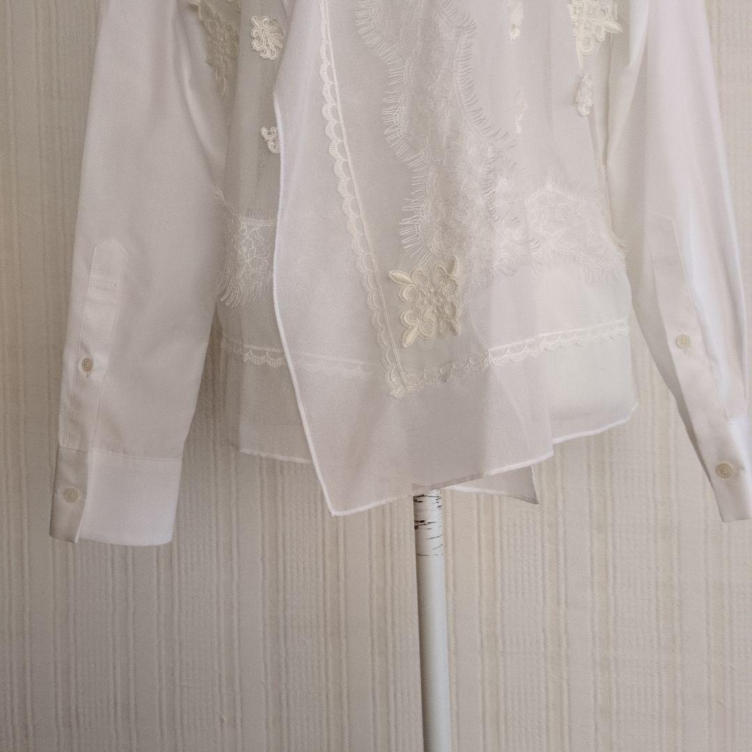 sacai シアーレースシャツ