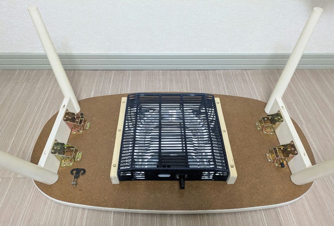 カルミナ950WS 折りたたみこたつ 90cm ホワイトウォッシュ