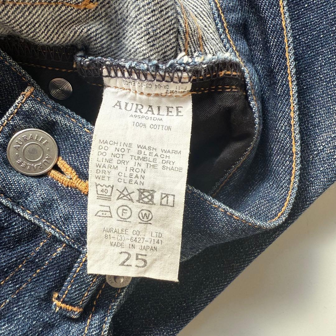 パンツ auralee hard twist denim 5p pants