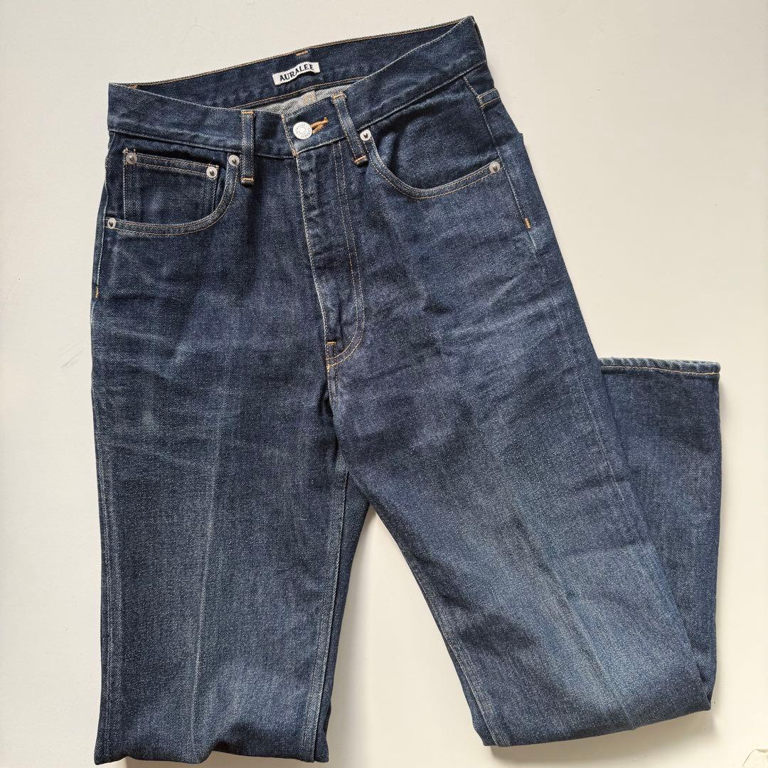 パンツ auralee hard twist denim 5p pants