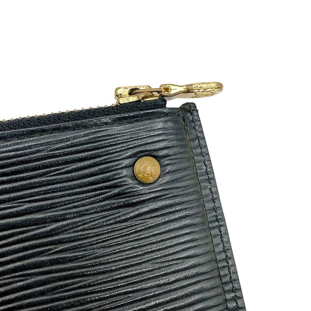 LOUISVUITTON✨ヴィトン　ポシェットクレ　エピ　ブラック　ケース